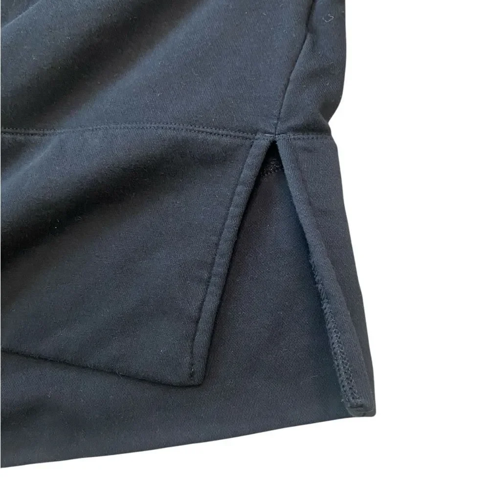GAP Black 24/7 Split-Hem Vintage Soft Turtleneck Pullover in Size M Petite